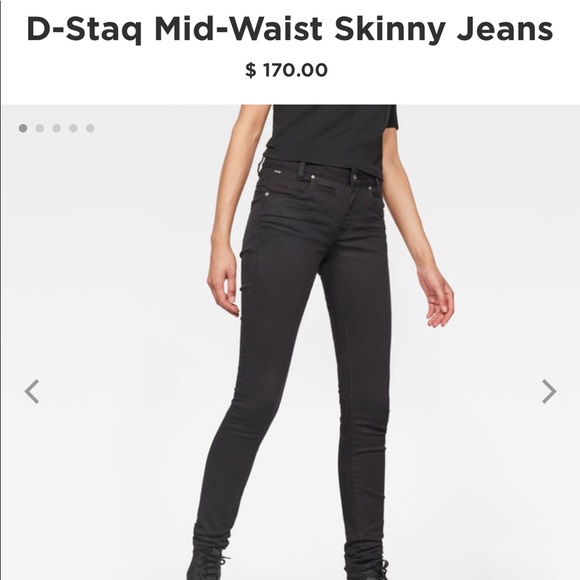 G-star D-STAQ 5-pocket skinny, ita black, 25 - Picture 4 of 8